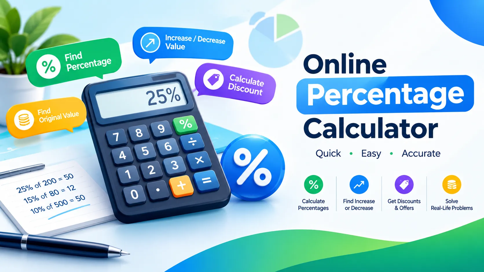 Online Percentage Calculator